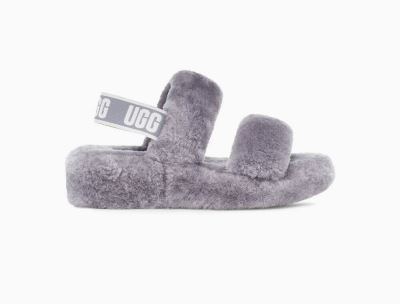 UGG Oh Yeah Womens Slippers Soft Amethyst/ Grey - AU 36QR